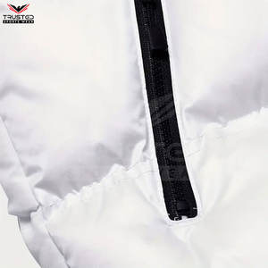 Tissu de toile de doudoune de haute qualité sur mesure pour hommes avec revêtement prix de gros Logo personnalisé - Product Image 2