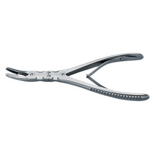 Curvo Beyer Bone Rongeur Doble acción Dall Finish Pinzas manuales alemanas de acero inoxidable Alta potencia de corte - Product Image 6