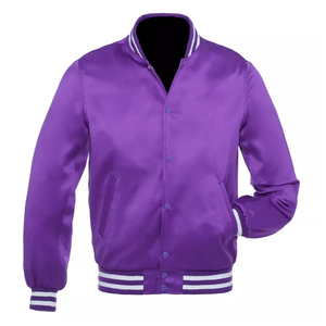 Wholesale Men Custom Cotton <b>Fleece</b> Baseball <b>Jacket</b> Letterman Baseball <b>Jacket</b> Letterman winter <b>Jacket</b> for Men - Product Image 6