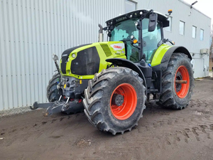 Tracteur agricole Claas Axion 860 vert 4x4, moteur diesel, machines agricoles, tracteur à roues haute productivité - Product Image 1