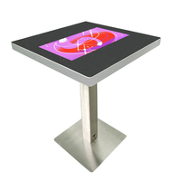 Écran tactile interactif LCD pour affichage publicitaire, table tactile avec recharge sans fil pour téléphone, ODM OEM
