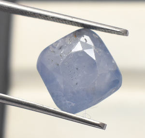 เบาะ11.5X7แซฟไฟร์สีฟ้าธรรมชาติขนาด9.60ซม. อัญมณีหลวมเจียระไนเหลี่ยมเพชรพลอยจากมาดากัสการ์ - Product Image 2