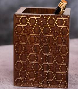 Porte-stylo en bois fabriqué à la main Fournisseurs en gros de la décoration indienne - Product Image 6