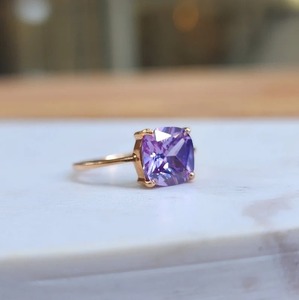 Handmade 925 Starling Silver <b>Ring</b> <b>Indian</b> Natural Amethyst Stone Vintage Fine Jewelry for Weddings Engagements Wholesale Lot - Product Image 4