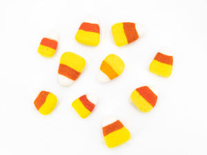 5cm Felt Halloween Candy Corn for Halloween Decorations Mantel Garlands Decor <b>Ornaments</b> - Product Image 4