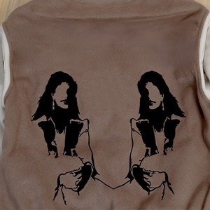 OEM parches de chenilla personalizados logotipo bordado mangas de cuero Letterman béisbol Universidad Varsity chaquetas - Product Image 4