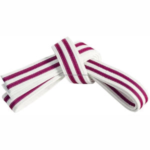 Ceintures de karaté en coton de gros, logo OEM personnalisé, broderie, ceintures de karaté en coton de qualité supérieure - Product Image 1