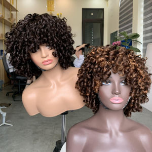 The Big Curly Cheveux humains vietnamiens 100%, ,100% Cheveux non traités en cheveux humains bouclés - Product Image 1