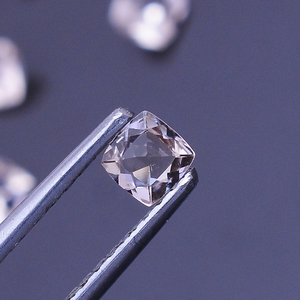 10 piezas de morganita de melocotón Natural 4x4mm corte de cojín 3,0 Cts lote Iroc ventas morganita de alta calidad faceta de piedras preciosas sueltas US $83,5 - Product Image 2