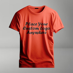 Venta al por mayor de camisetas atléticas de algodón de 250g/m2 para hombres ropa casual en blanco con impresión de logotipo personalizado de un fabricante de confianza - Product Image 6