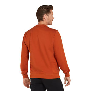 Sweat-shirt en molleton français uni personnalisé, col rond, coupe régulière, hiver, devant écologique, 100% coton, 300g, épaules tombantes, luxe, homme - Product Image 2