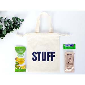 Bolsa de Algodón Orgánico para Botellas de Champán, 6W X 8H, Kit para la Resaca, para Celebraciones de Cumpleaños - Product Image 4
