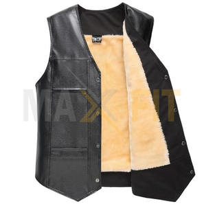 Gilet de moto en cuir respirant d'hiver de couleur personnalisée MAXFIT ENTERPRISES Gilet de mode classique Service OEM pour moto - Product Image 2