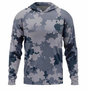 Camiseta de Protección Solar UPF 50 para Hombre Airek, con Capucha Transpirable y Secado Rápido, 160g, 100% Poliéster, para Actividades de Pesca al Aire Libre - Product Image 3