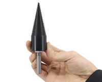 Fractionnement du bois spirale tête conique ménage électrique marteau lampe de poche foret