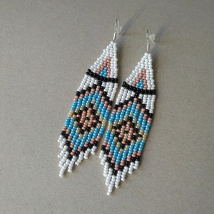 Pendientes únicos con cuentas de semillas de cristal para tiendas de regalos - Product Image 5