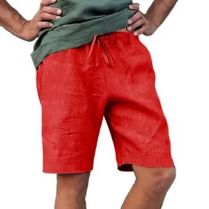 Vêtements d'entraînement de fitness à double couche pour hommes-Short de course à motif solide Poches à fermeture éclair Taille moyenne 2XL Écologique - Product Image 4