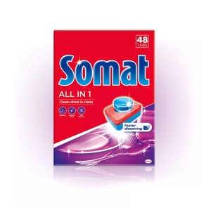 Somat Todo en Uno - 48 Tabletas - Tabletas Premium para Lavavajillas para Platos Impecablemente Limpios - Product Image 3