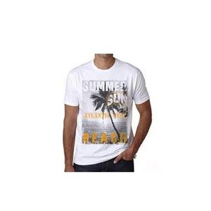 T-shirt à col rond 100% coton uni pour hommes, impression à col rond, manches courtes, haute qualité, impression personnalisée, court - Product Image 5