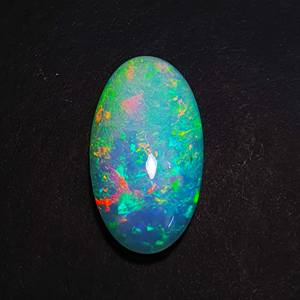Opale éthiopienne naturelle, Cabochon ovale, pierre précieuse en vrac ~ multi-fire Welo Opal, Cabochon ovale de qualité-opale blanche - Product Image 1