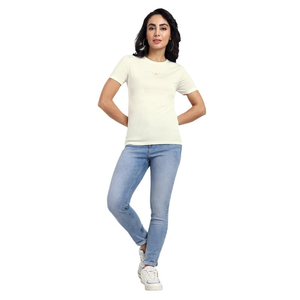 Camiseta de manga corta informal con cuello redondo para mujer de talla grande, superventas, gráficos de Color personalizados, logotipo directo de verano de Bangladesh impreso - Product Image 4