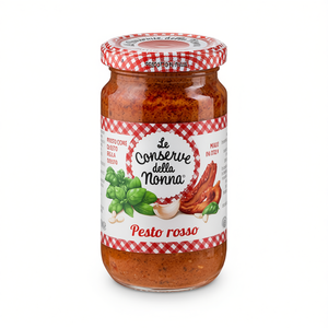 Salsa de Pesto Roja de Tomate de la Abuela, Picante, en Frasco de Vidrio, 185g X 12 Unidades, para Agregar Sabor a sus Comidas - Product Image 2