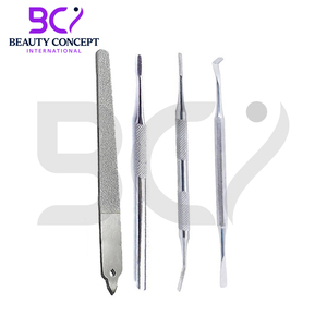 Coupe-ongles en acier inoxydable pour doigts et orteils, lame incurvée, ensemble de 4 pièces pour ongles épais, durable, professionnel, podologie - Product Image 6