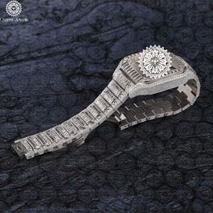 Reloj de Lujo para Hombre Charm Jewells, de Acero Inoxidable, Esfera Cuadrada de 38 mm, Analógico de Cuarzo, Luminoso, Estilo Joyería de Moda, Cierre Plegable - Product Image 4