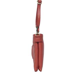 Sac à bandoulière en cuir véritable à grain de galet rouge fait à la main de la meilleure qualité Top fournisseur indien fabricant Saman exportations - Product Image 5