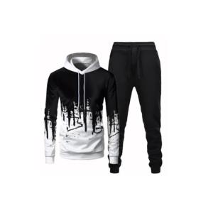 Chándal de entrenamiento de invierno informal para hombre personalizado OEM traje de jogging de sublimación bajo MOQ para entrenamiento ropa de calle impreso informal - Product Image 1