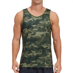 Workout Wear Custom Made Men Tank Top Customized Printing Men Tank Top Breathable Men Tank Top
