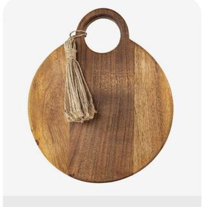 Vente en gros de planche à découper en bois dur écologique Bloc à découper de cuisine en bois d'acacia gravé sur mesure avec poignée Planche à découper en bois - Product Image 5