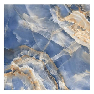 Azulejos de piso de superficie brillante de 600x600 de cuerpo completo esmaltado, azulejos antideslizantes de porcelana de 60x60, hotel moderno de 5mm - Product Image 1