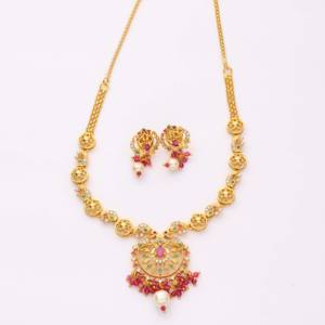 Collar Tradicional Ortodoxo para Mujer, Chapado en Oro, con Piedras de Circonia Cúbica y Acabado Mate, para Bodas - Product Image 2