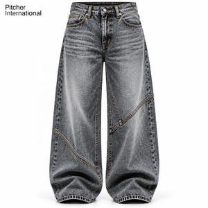 Wholesale mens <b>cargo</b> jeans Custom mens <b>cargo</b> jeans <b>Cargo</b> jeans Utility Style Denim Low MOQ Collection - Product Image 5