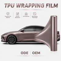 Film TPU PPF couleur satiné Baies Glacées, film de protection durable pour voiture, pour le marché des conductrices, OEM ODM, vente en gros, kit en rouleau, fourniture