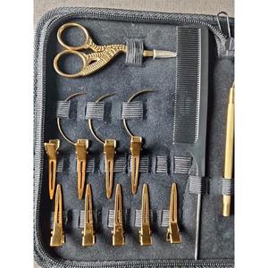 Kits de Extensiones de Cabello con Etiqueta Personalizada, Anillos Micro Nano de Acero Inoxidable de Grado Quirúrgico Rosa Intenso, Alicates para Cuentas - Product Image 2