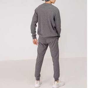 High Quality Made Men's <b>Sweat</b> Suits <b>Top</b> Selling Solid Pattern Durable Lightweight Breathable Material Made Sweatsuits - Product Image 5