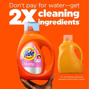 Détergent à lessive liquide Tide Plus Boost of Ultra Downy, parfum April Fresh, 92 fl oz, 65 lavages, détergent à lessive liquide - Product Image 4