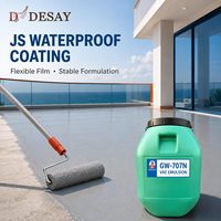 GW-707N Liant polymère latex VAE à base d'eau, émulsion copolymère VAE pour revêtements imperméabilisants cimentaires/revêtements muraux intérieurs
