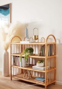 Estante de almacenamiento de bambú hecho a mano, decoración del hogar, revista, organizador de periódicos para interiores, ropa de armario - Product Image 5