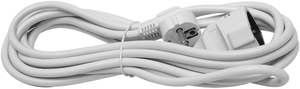 Cable alargador color blanco 3 metros 5m tipo H05VV-F 3x1,5mm² enchufe Schuko 16A 250V 3680W Other Don Feliz Made - Product Image 3