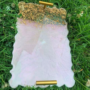 Resin <b>Decorative</b> Tray in Multiple Colors Rectangle Home <b>Decor</b> Resin Tray High Quality - Product Image 1