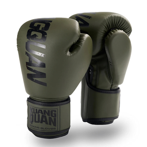 ถุงมือชกมวยหนัง PU ระดับพรีเมียม MMA สำหรับฝึกซ้อมคิกบ็อกซิ่ง ระบายอากาศได้ดี กันน้ำ บุฟองน้ำความหนาแน่นสูง สำหรับออกกำลังกายในยิม - Product Image 4