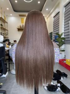Extensions de cheveux vierges Remy vietnamiennes 100% naturelles, lisses comme des baguettes, 30 pouces, trame unique, perruques Vietnamhairluxury 230000, toutes les couleurs - Product Image 5