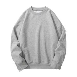 Sweat-shirt en polaire épais de 300g pour homme personnalisable avec col rond neutre et épaules tombantes Sweats à capuche de haute qualité pour l'hiver - Product Image 4