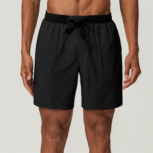 Men Sporty Casual Shorts Elastic Waist Spandex/Polyester Waterproof <b>Comfortable</b> Outdoors Light Weight Breathable Solid DDP - Product Image 5