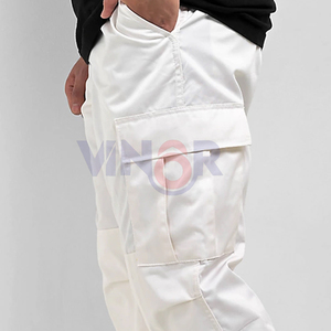 Vente en gros Pantalon de jogging de sport décontracté pour hommes grande taille avec logo personnalisé Street Style taille haute et basse vêtements de plein air en tissu - Product Image 6