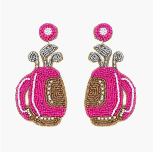 Elegante pendiente de gota de guitarra turquesa con bordado de cuentas de alta calidad con lujo y hermosa joyería hecha a mano para niña - Product Image 2