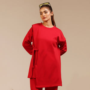 Nueva Llegada: Top Largo Modesto para Mujer, Silueta Elegante, Uso Diario Islámico, Tela Suave al Tacto, Suministro Directo del Fabricante - Product Image 1